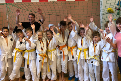 Erfolgreiche JUdokas des JSV Bernau.